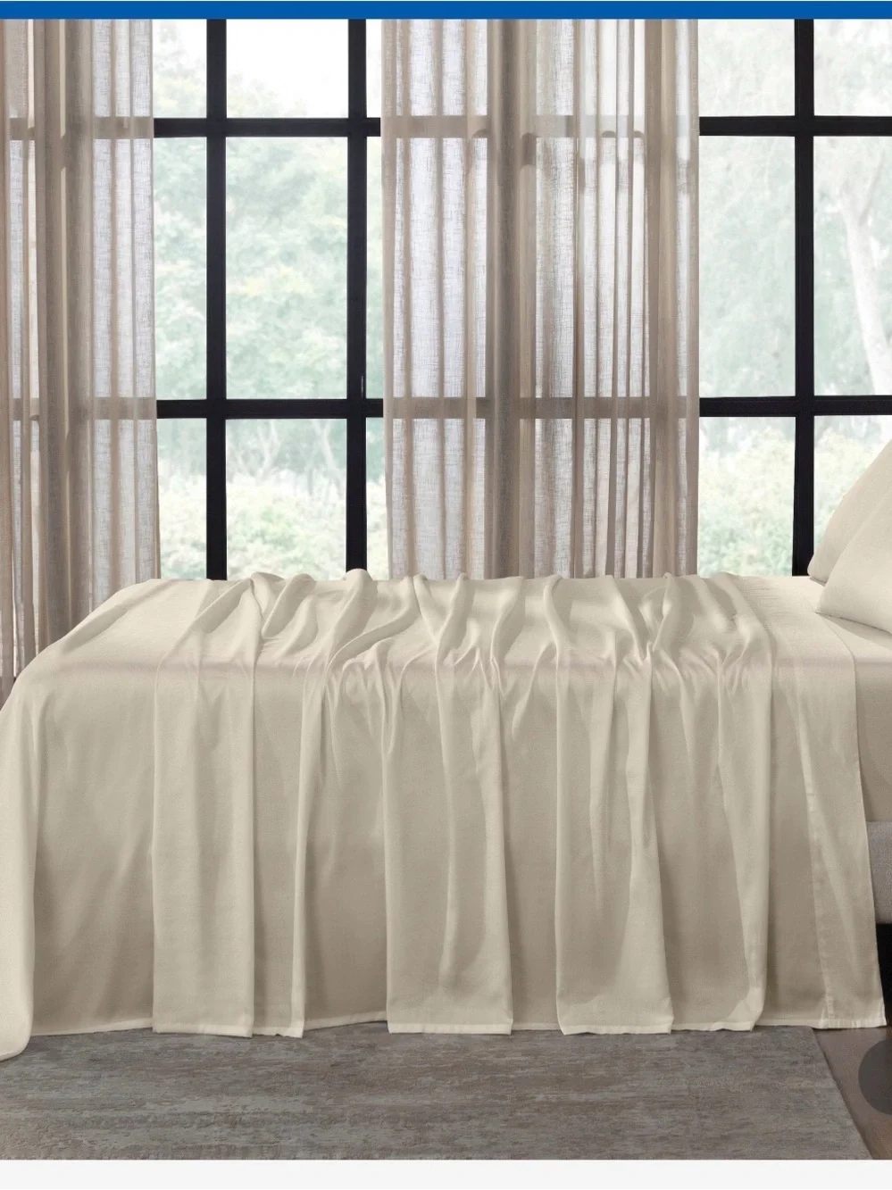 (6)Slumber Chill satin 6Piece cooling sheet set